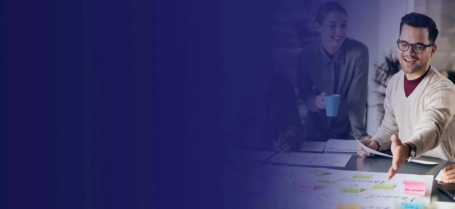 Professional coaching session workspace